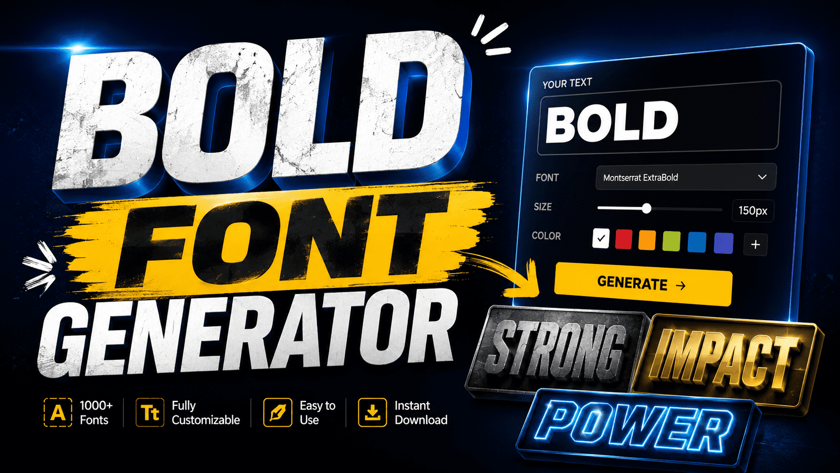 Bold Font Generator